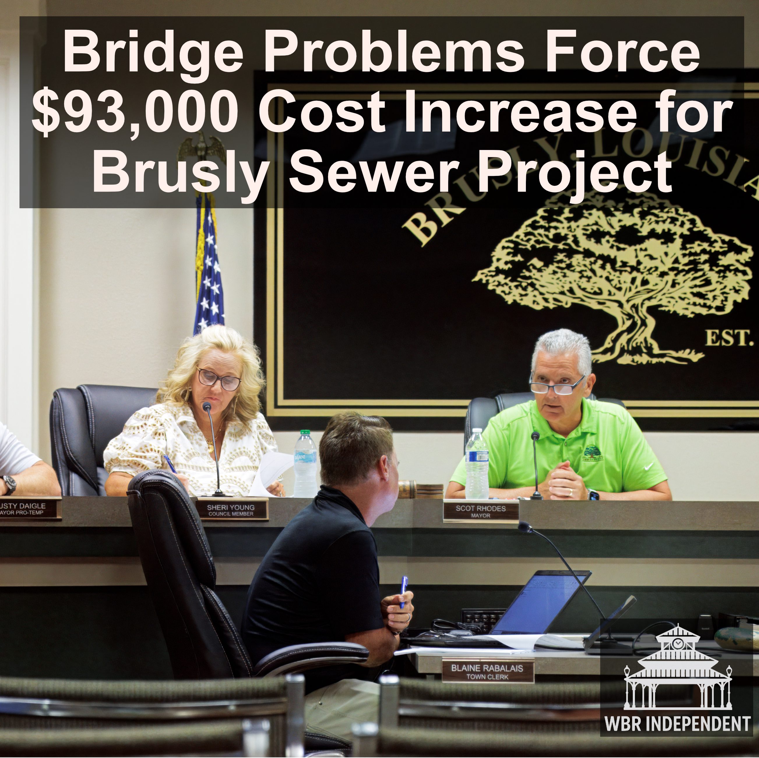 Bridge Problems Force $93,000 Cost Increase for Brusly Sewer Project